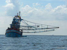 Pêcheurs - golfe de Thaïlande